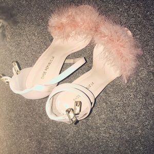Pink Strapped Heel